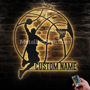 Custom-Man-Basketball-Metal-Wall-Art-Led-Light-Images-1