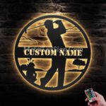 Custom-Man-Golfing-Metal-Wall-Art-Led-Light-Images