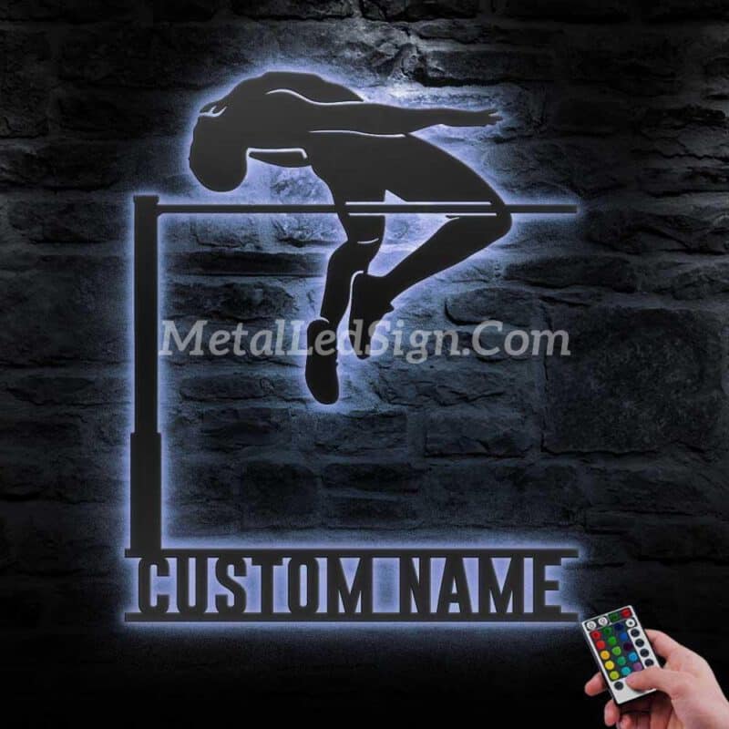 Custom-Man-High-Jump-Metal-Wall-Art-Led-Light-3-1