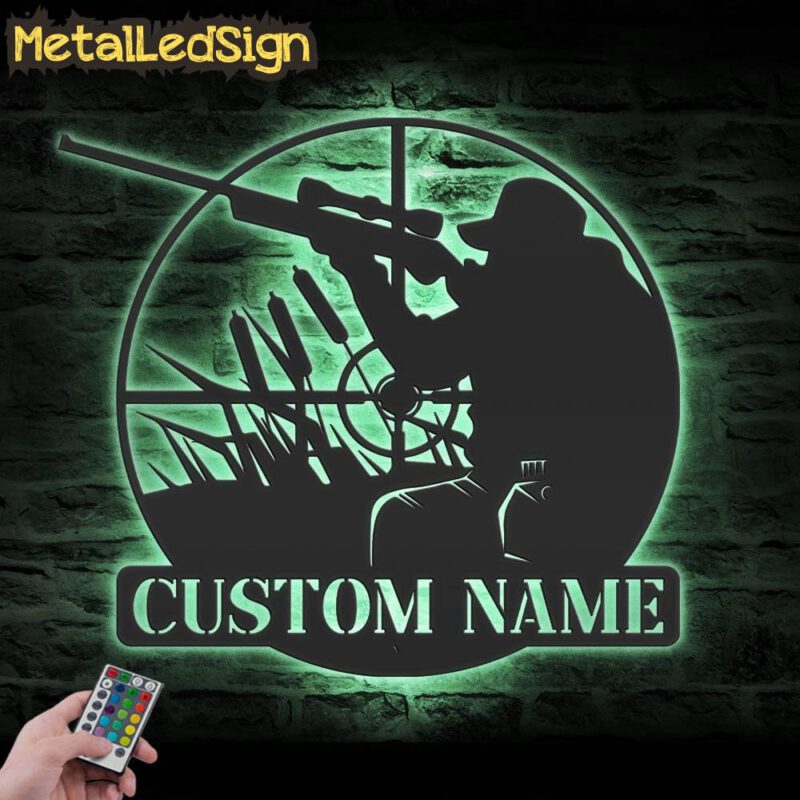 Custom-Man-Hunting-Metal-Wall-Art-LED-Light-7.jpg