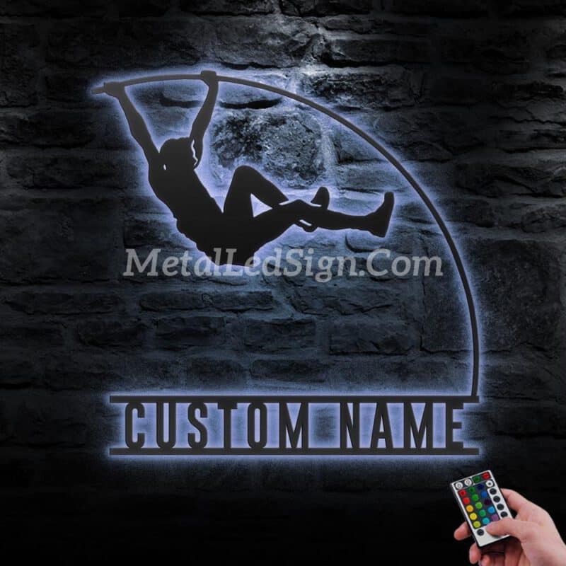 Custom-Man-Pole-Vault-Metal-Wall-Art-Led-Light-3-1