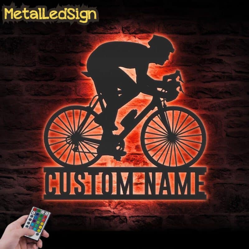 Custom-Man-Road-Bike-Racing-Metal-Wall-Art-LED-Light-7.jpg