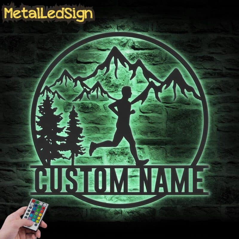 Custom-Man-Trail-Running-Metal-Wall-Art-LED-Light-7.jpg