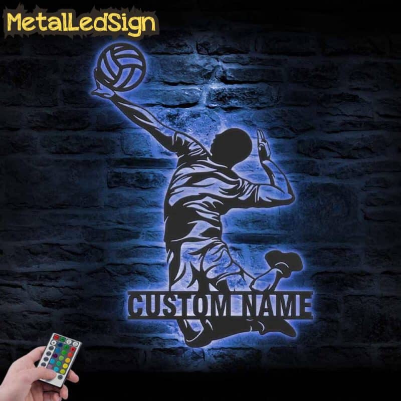 Custom-Man-Volleyball-Metal-Wall-Art-LED-Light-3.jpg