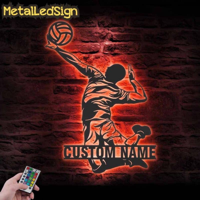 Custom-Man-Volleyball-Metal-Wall-Art-LED-Light-5.jpg