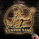 Custom-Man-Water-Polo-Ball-Metal-Wall-Art-Led-Light-Images