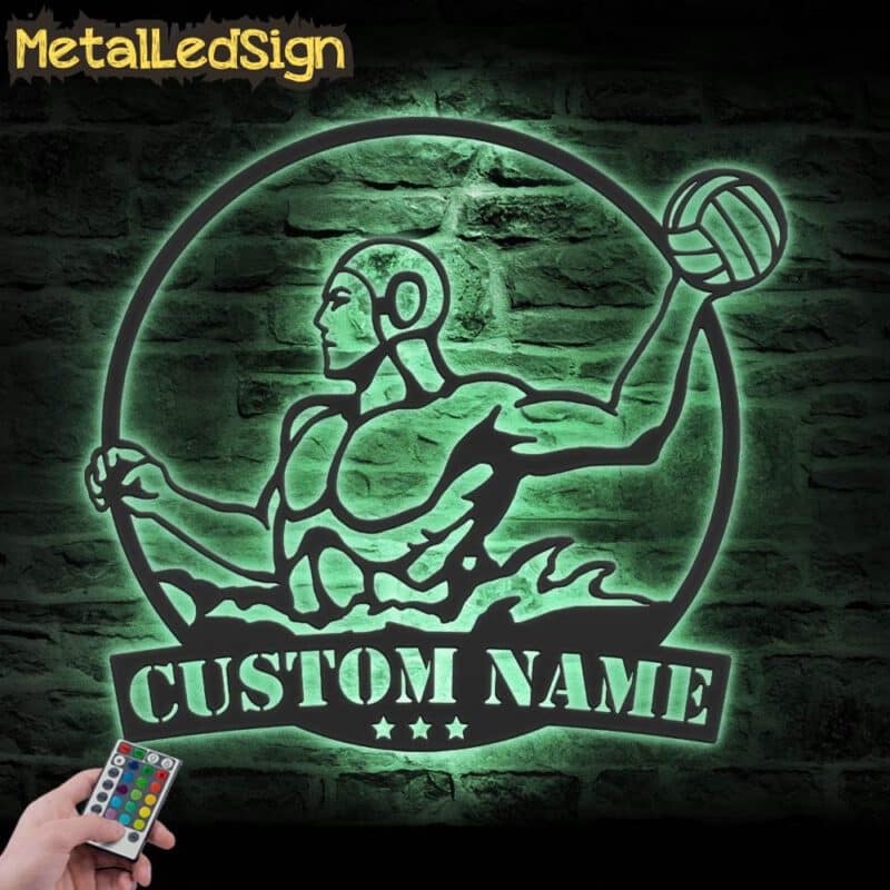 Custom-Man-Water-Polo-Player-Metal-Wall-Art-LED-Light-7.jpg