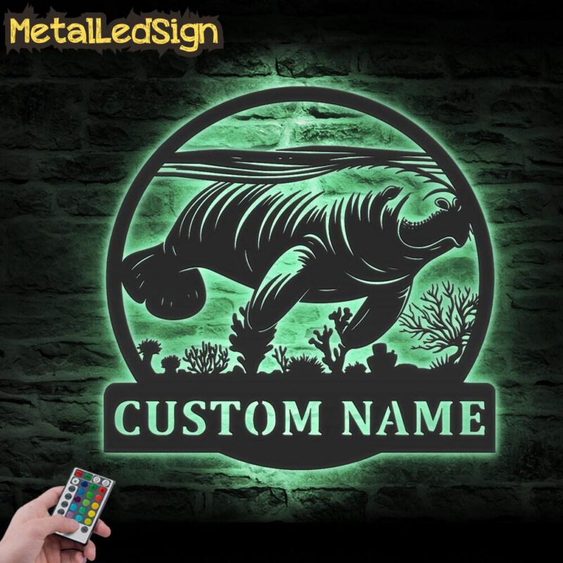 Custom-Manatee-Metal-Wall-Art-LED-Light-5.jpg