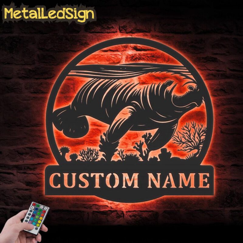 Custom-Manatee-Metal-Wall-Art-LED-Light-7.jpg