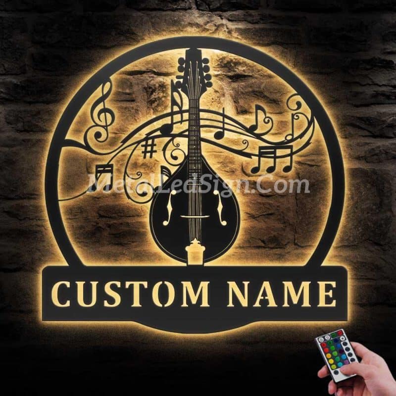 Custom-Mandolin-Musical-Instrument-Metal-Wall-Art-Led-Light-Images-1