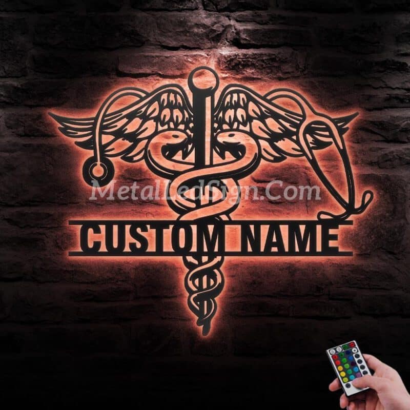 Custom-Medical-Symbol-Caduceus-Md-Star-Nursing-Metal-Led-Light-6