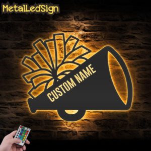 Custom-Megaphone-With-Pom-Pom-Cheerleading-Metal-Wall-Led-Images.jpg