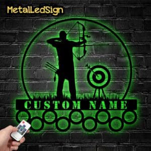 Custom-Metal-Archery-Medal-Hanger-Wall-Art-Light-8