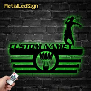 Custom-Metal-Badminton-Boy-Player-Medal-Hanger-Wall-Art-Light-8