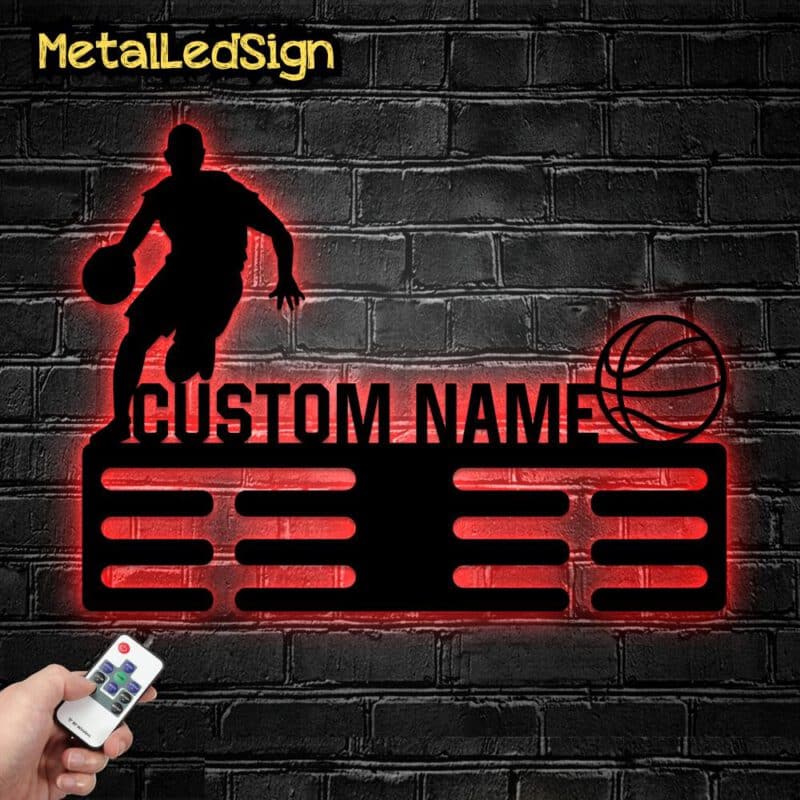 Custom-Metal-Basketball-Medal-Hanger-Wall-Art-Led-Light-2-4