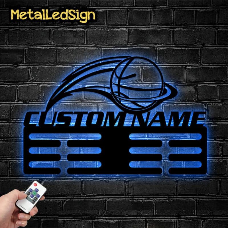 Custom-Metal-Basketball-Medal-Hanger-Wall-Art-Led-Light-6-2