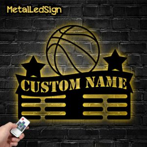 Custom-Metal-Basketball-Medal-Hanger-Wall-Art-Led-Light-Images-1