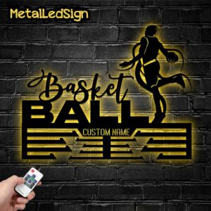 Custom-Metal-Basketball-Medal-Hanger-Wall-Art-Led-Light-Images-3