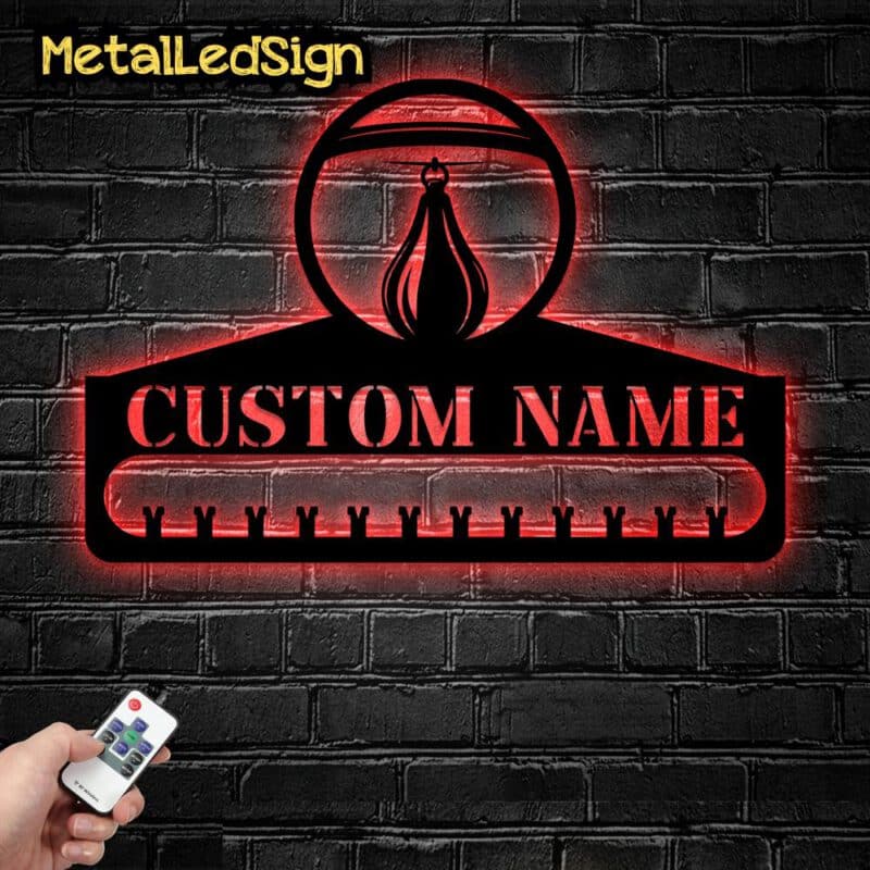 Custom-Metal-Boxing-Medal-Hanger-Wall-Art-Led-Light-2-1