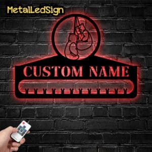 Custom-Metal-Boxing-Medal-Hanger-Wall-Art-Led-Light-2