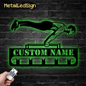 Custom-Metal-Calisthenics-Lover-Medal-Hanger-Led-Light-8