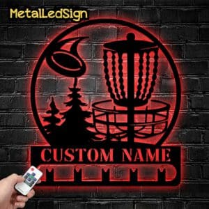 Custom-Metal-Disc-Golf-Medal-Hanger-Wall-Art-Light-8