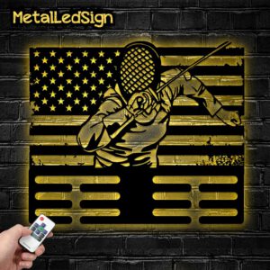 Custom-Metal-Fencing-Medal-Hanger-Wall-Art-Led-Light-Images