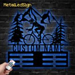 Custom-Metal-Girl-Cycling-Medal-Hanger-Wall-Art-Light-Images