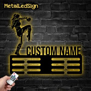 Custom-Metal-Girl-Kickboxing-Lover-Medal-Hanger-Led-Light-Images