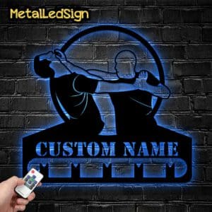 Custom-Metal-Krav-Maga-Lover-Medal-Hanger-Led-Light-8