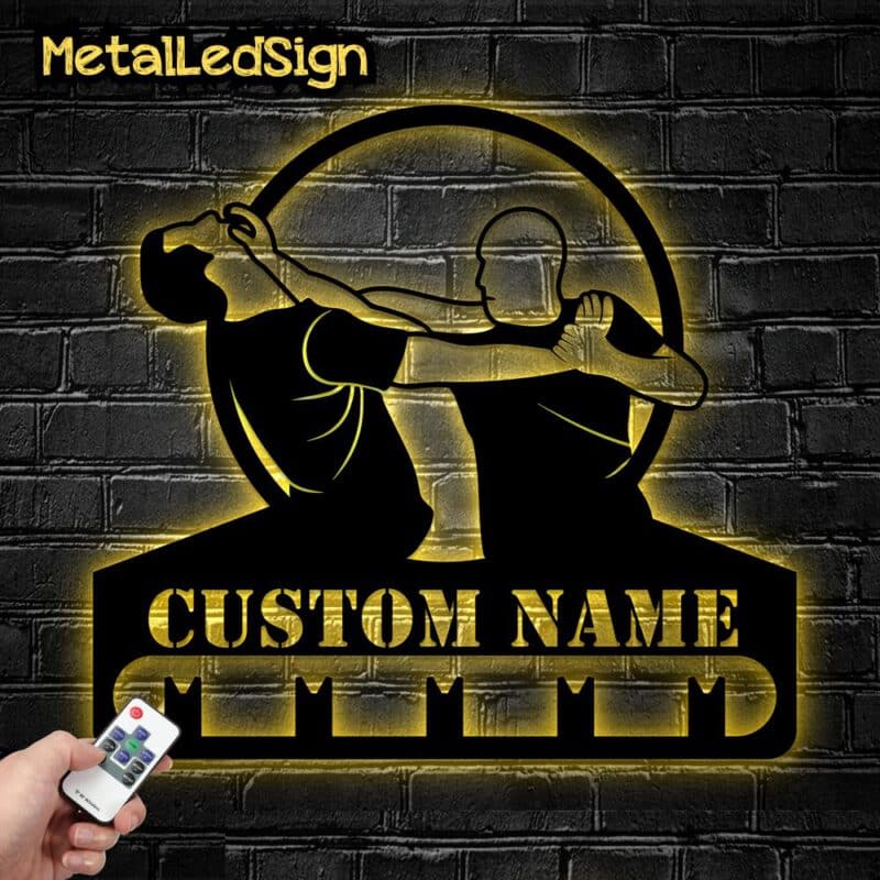 Custom-Metal-Krav-Maga-Lover-Medal-Hanger-Led-Light-Images