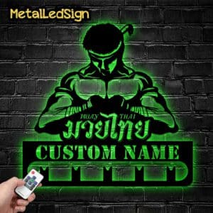 Custom-Metal-Muay-Thai-Lover-Medal-Hanger-Led-Light-Images