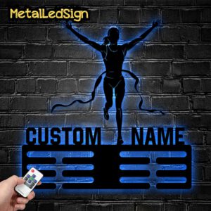 Custom-Metal-Running-Medal-Hanger-Wall-Art-Led-Light-8