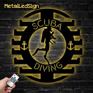 Custom-Metal-Scuba-Diving-Medal-Hanger-Wall-Art-Light-Images