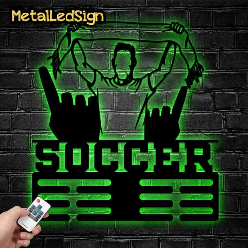 Custom-Metal-Soccer-Medal-Hanger-Wall-Art-Led-Light-6-5