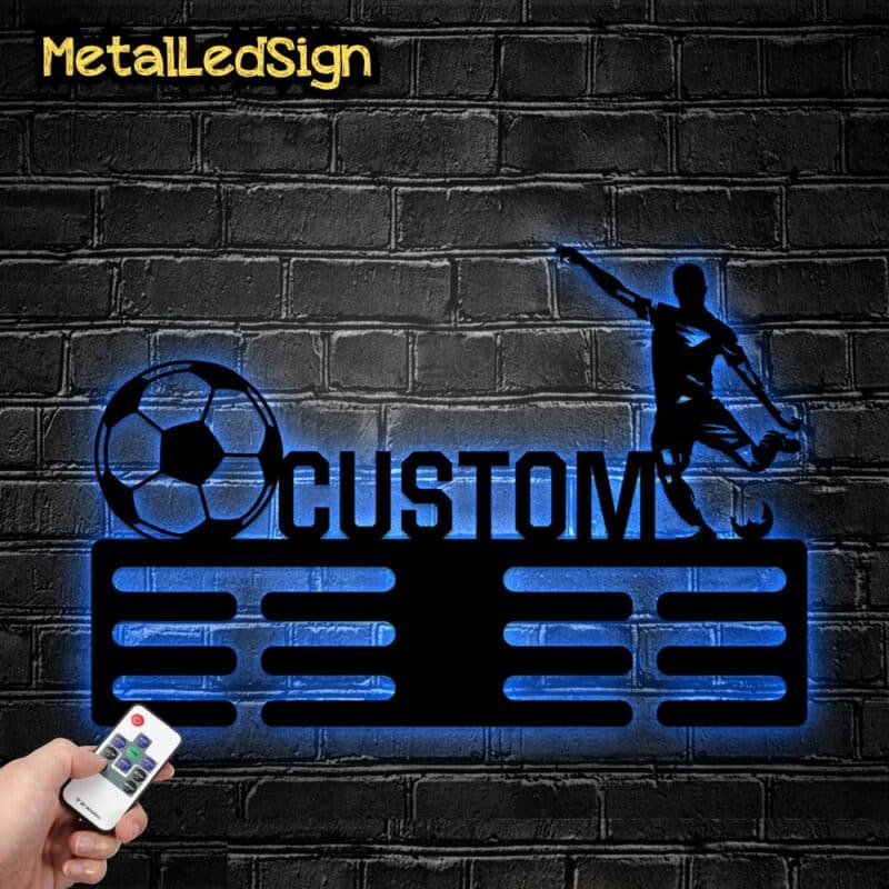 Custom-Metal-Soccer-Medal-Hanger-Wall-Art-Led-Light-8-2