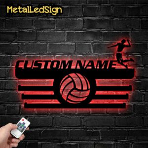 Custom-Metal-Volleyball-Medal-Hanger-Wall-Art-Led-Light-2-2