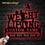 Custom-Metal-Weightlifting-Medal-Hanger-Wall-Art-Led-Light-Images