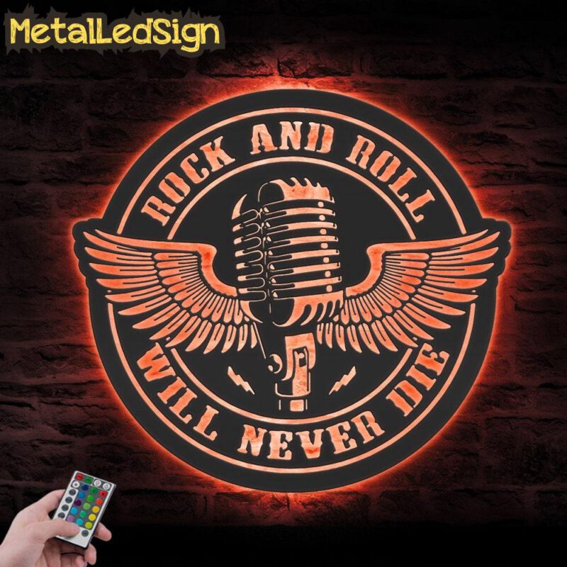 Custom-Microphone-Wings-Rock-Roll-Metal-Wall-Art-LED-Light-5.jpg