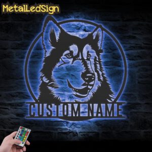 Custom-Mix-Malamute-GSD-German-Shepherd-Metal-Wall-Art-LED-Light-3.jpg