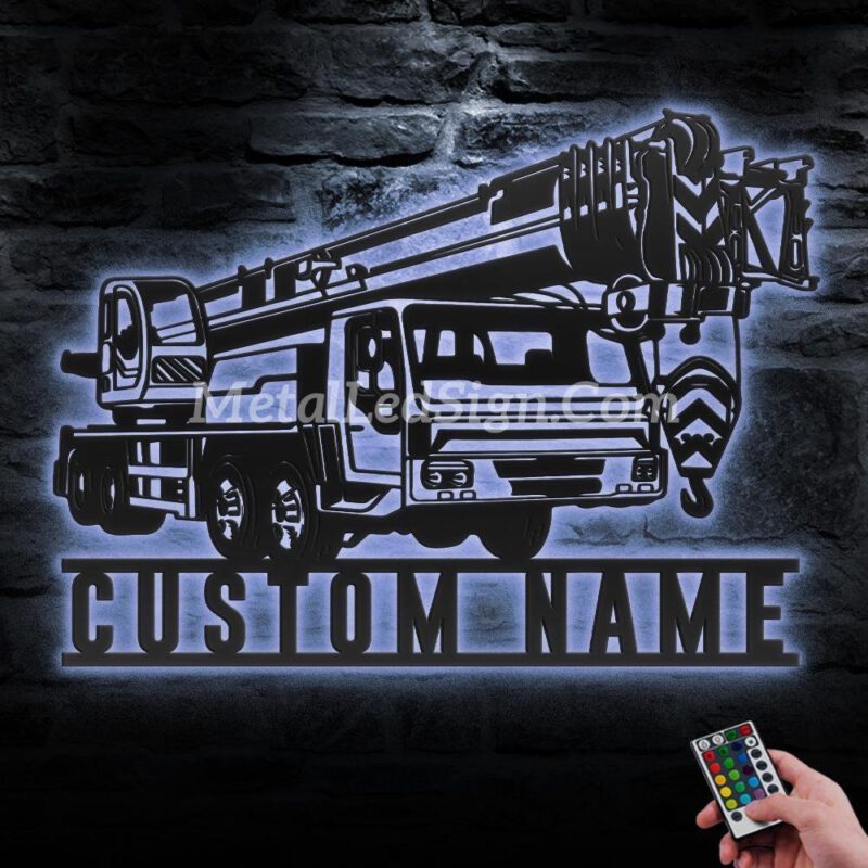 Custom-Mobile-Crane-Truck-Driver-Metal-Wall-Art-Led-Light-3-2