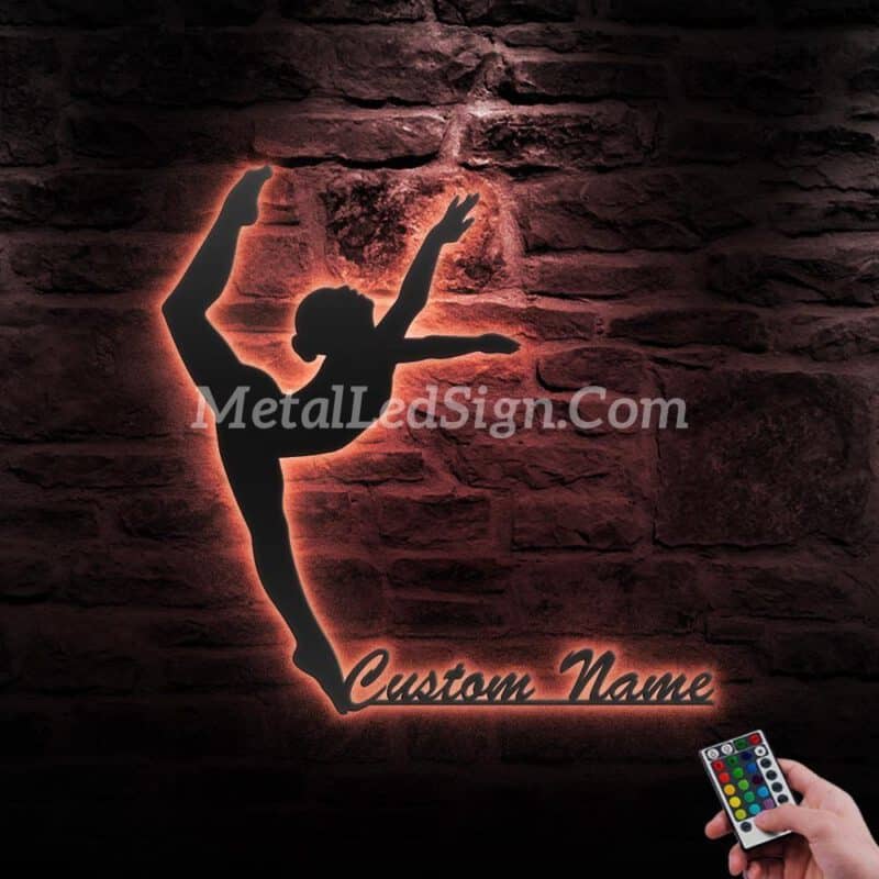 Custom-Modern-Dance-Metal-Wall-Art-Led-Light-6-1