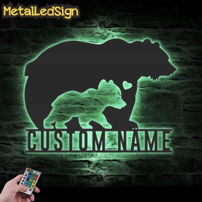 Custom-Mom-Baby-Father-Bear-Metal-Wall-Art-LED-Light-7.jpg