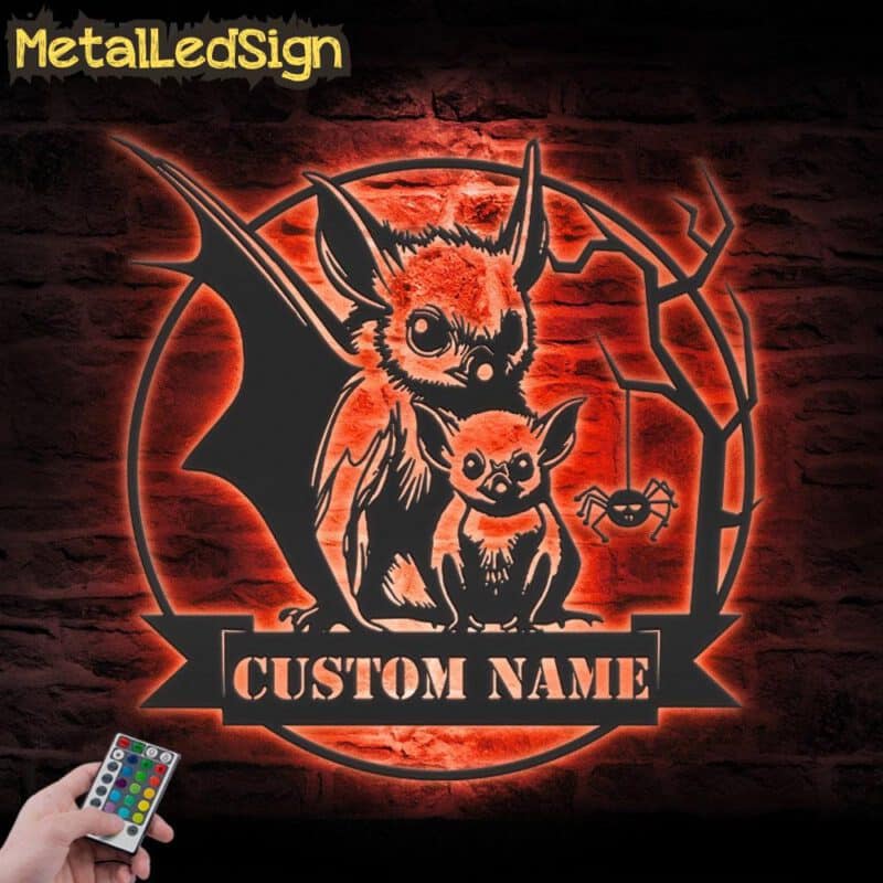 Custom-Mom-Chil-Bat-Metal-Wall-Art-with-LED-Light-7.jpg