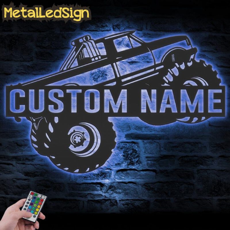 Custom-Monster-Truck-Driver-Metal-Wall-Art-LED-Light-3.jpg