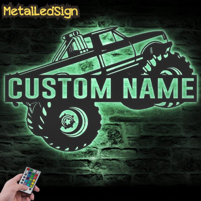 Custom-Monster-Truck-Driver-Metal-Wall-Art-LED-Light-5.jpg