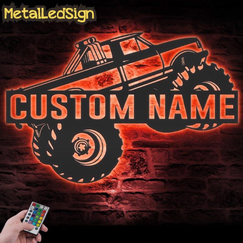 Custom-Monster-Truck-Driver-Metal-Wall-Art-LED-Light-7.jpg