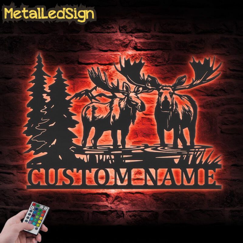 Custom-Moose-Huting-Metal-Wall-Art-LED-Light-5-1.jpg