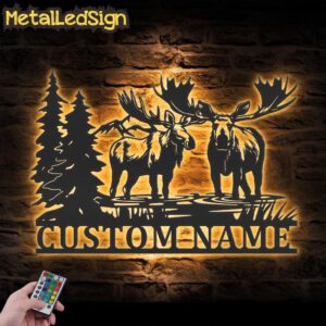 Custom-Moose-Huting-Metal-Wall-Art-LED-Light-Images-1.jpg