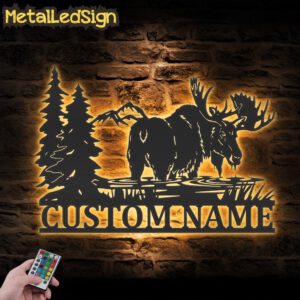 Custom-Moose-Huting-Metal-Wall-Art-LED-Light-Images-3.jpg